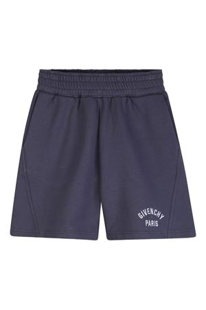 gray cotton shorts GIVENCHY KIDS | H31100061